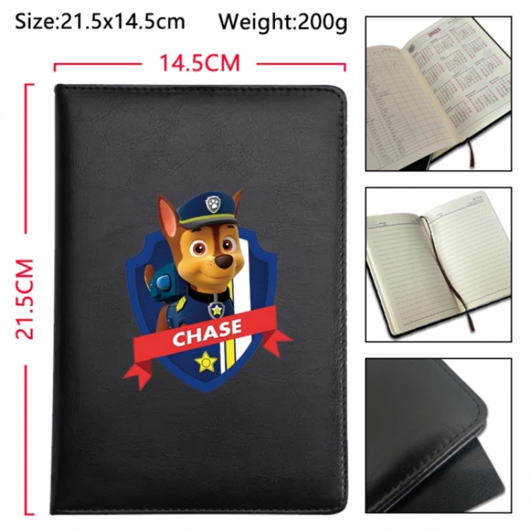 PAW Patrol Anime Printed PU Car Thread Notebook Hard Cover 21.5x14.5cm