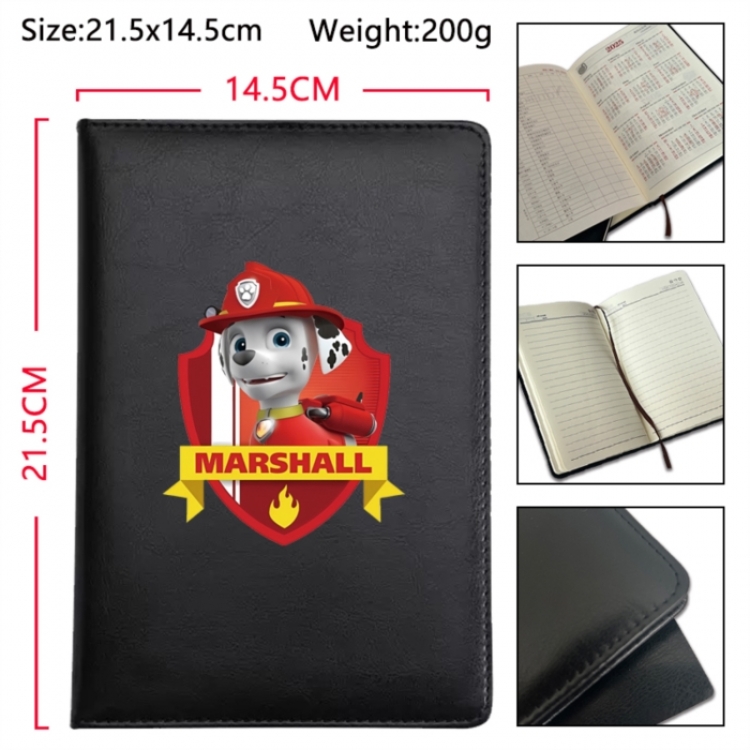 PAW Patrol Anime Printed PU Car Thread Notebook Hard Cover 21.5x14.5cm