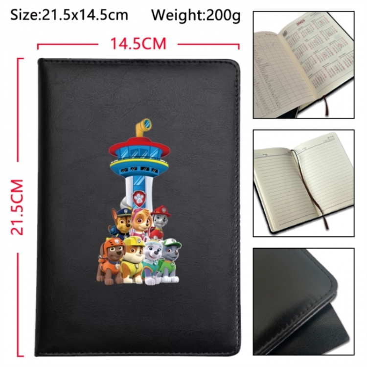 PAW Patrol Anime Printed PU Car Thread Notebook Hard Cover 21.5x14.5cm