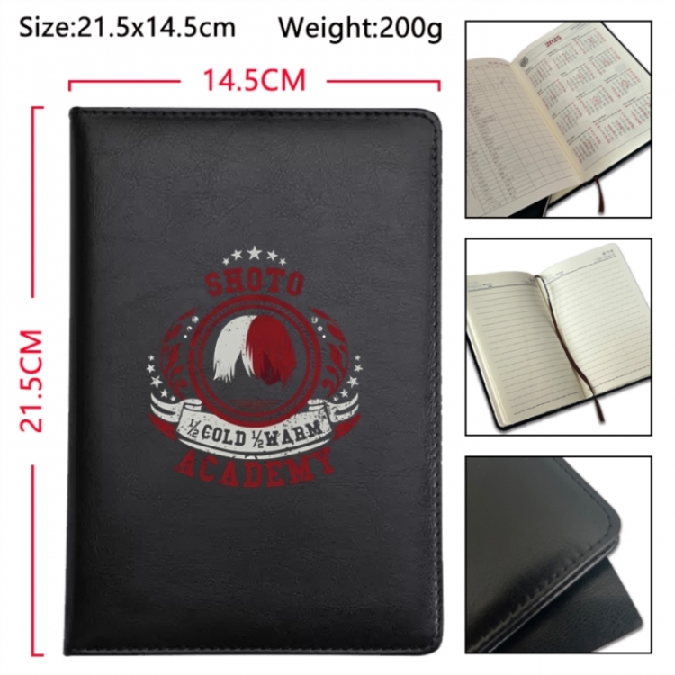 My Hero Academia Anime Printed PU Car Thread Notebook Hard Cover 21.5x14.5cm