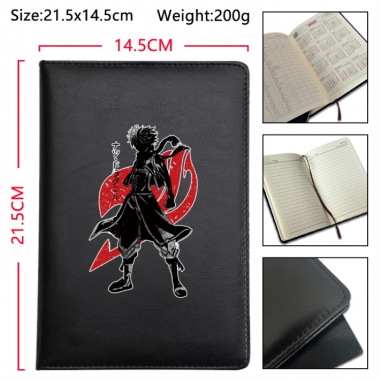 Fairy tail Anime Printed PU Car Thread Notebook Hard Cover 21.5x14.5cm