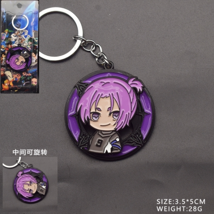 Haikyuu!! Anime peripheral rotatable keychain