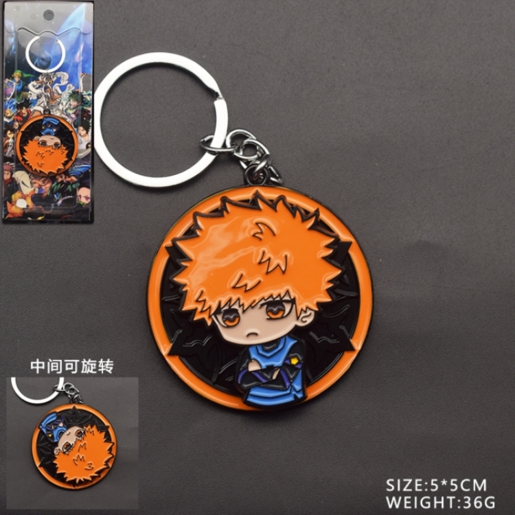 Haikyuu!! Anime peripheral rotatable keychain
