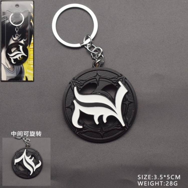 Death note Anime peripheral rotatable keychain