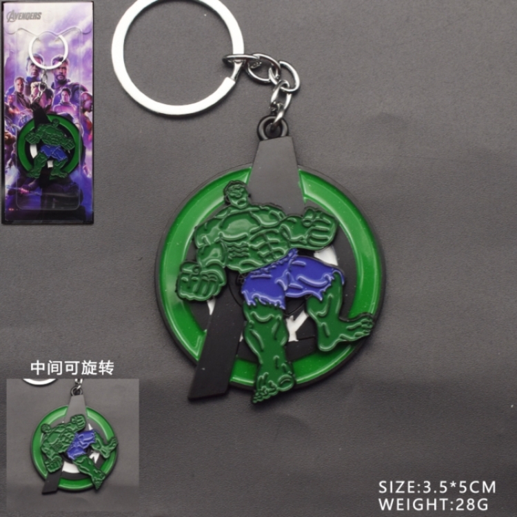he avengers allianc Anime peripheral rotatable keychain