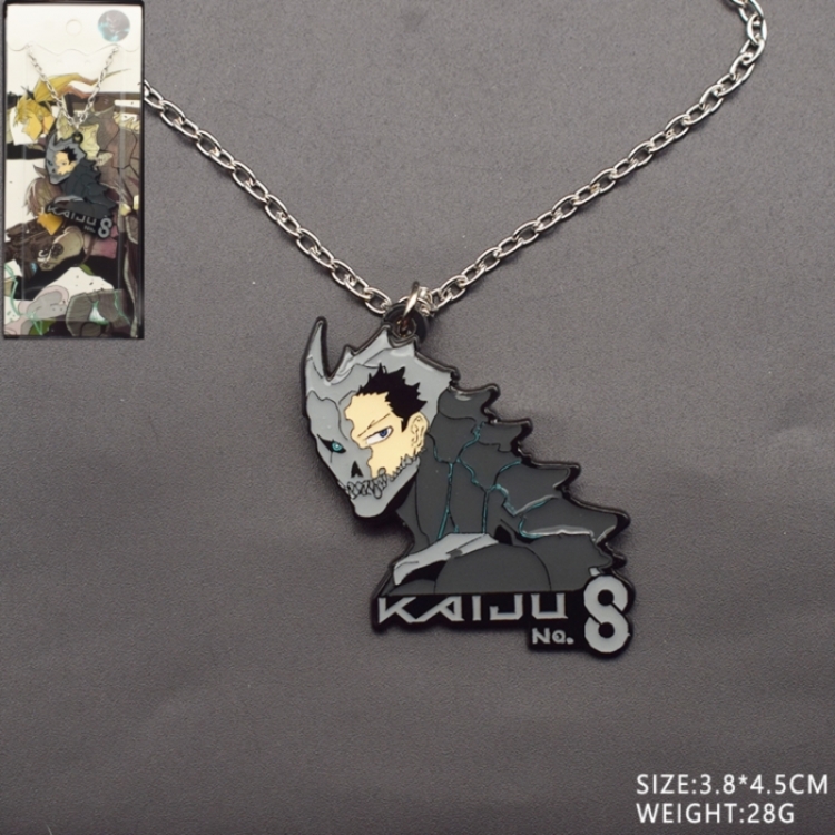 KAIJU NUMBER EIGHT Anime cartoon metal necklace pendant ornament