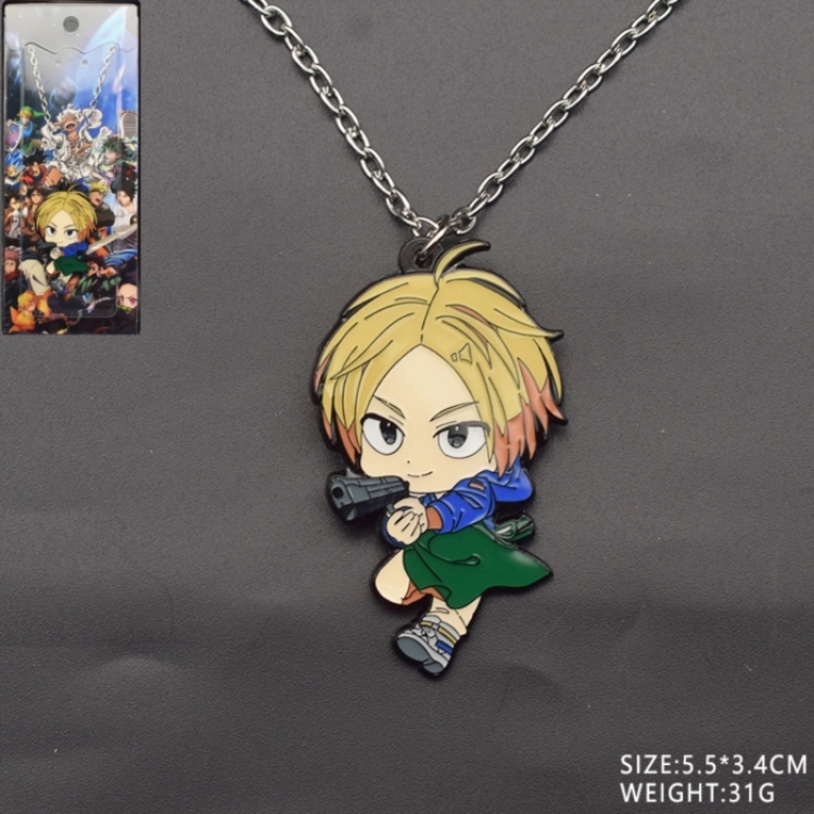 SAKAMOTO DAYS Anime cartoon metal necklace pendant ornament