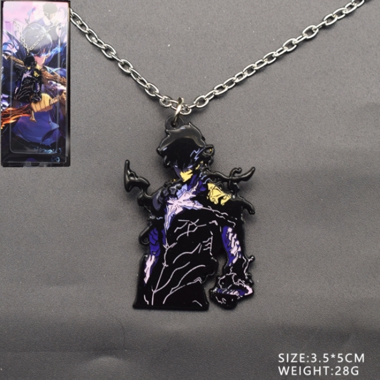 Solo Leveling:Arise  Anime cartoon metal necklace pendant ornament
