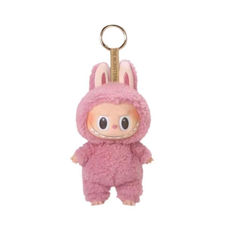 LABUBU 1st generation Standing posture vinyl plush blind box doll keychain
