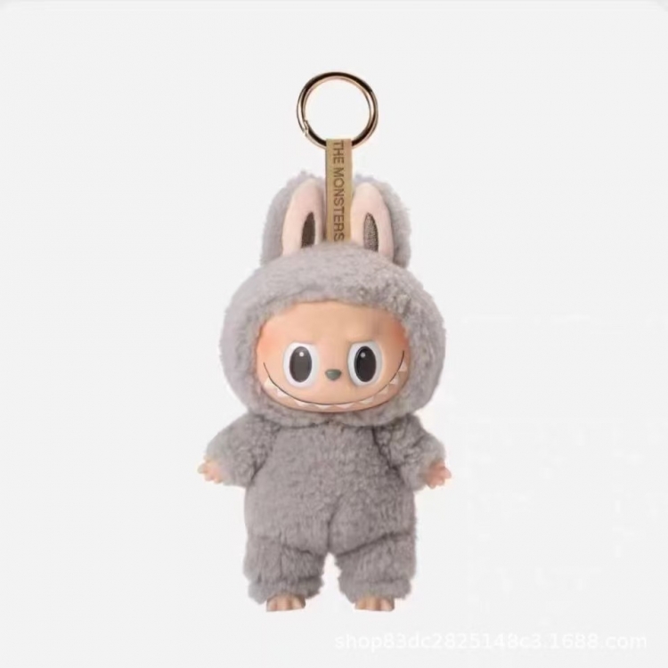 LABUBU 1st generation Standing posture vinyl plush blind box doll keychain