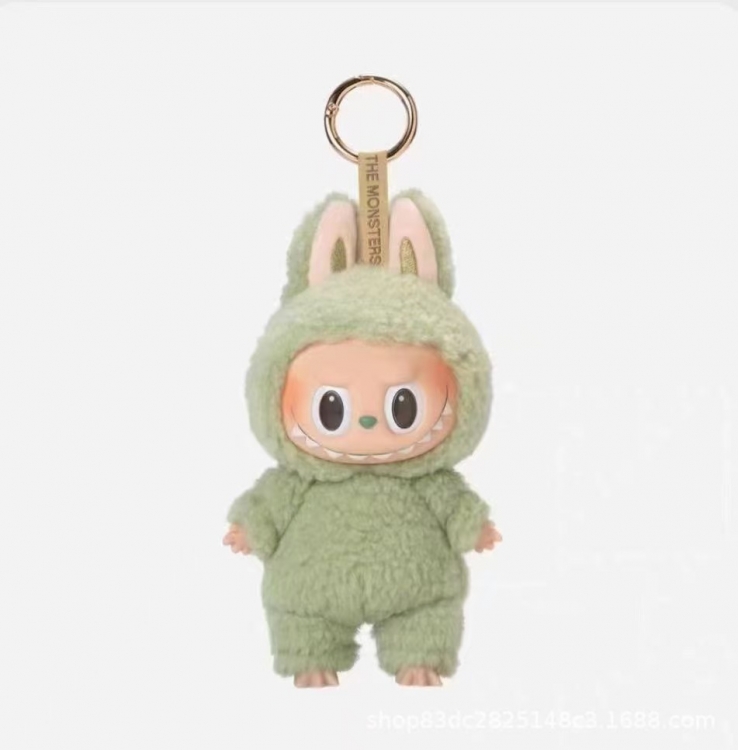 LABUBU 1st generation Standing posture vinyl plush blind box doll keychain