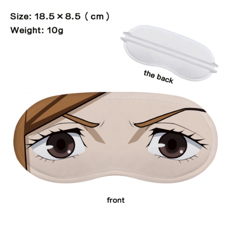 Jujutsu Kaisen Anime full-color printed nap sleep blackout eye mask 18.5X8.5cm price for 5 pcs