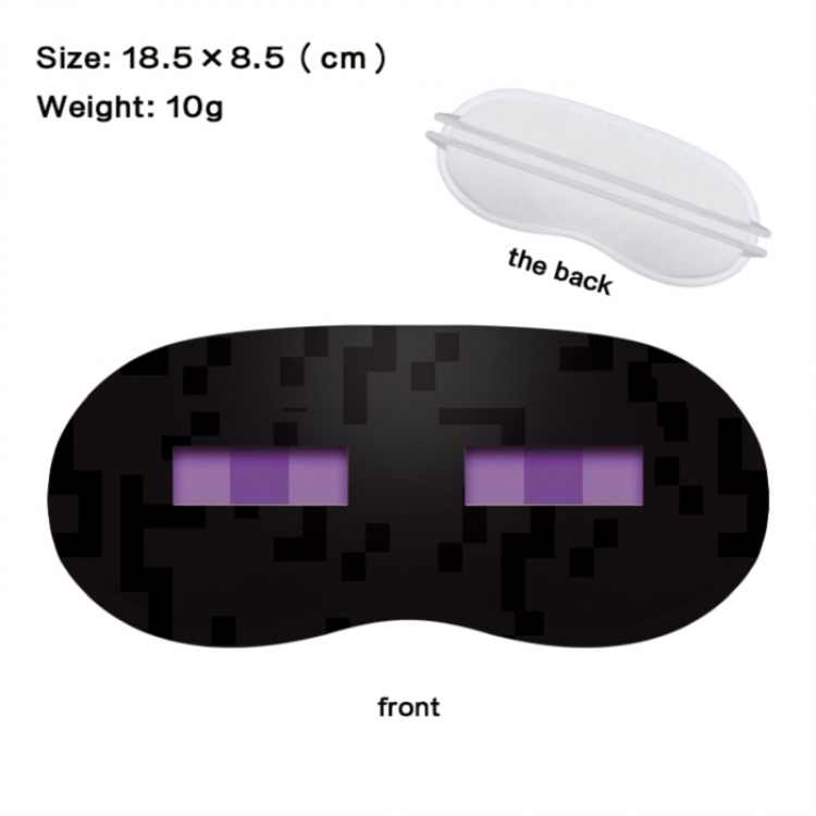  Minecraft Anime full-color printed nap sleep blackout eye mask 18.5X8.5cm price for 5 pcs