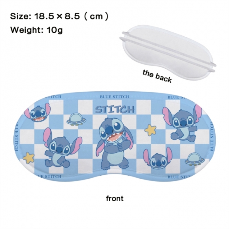 Lilo & Stitch Anime full-color printed nap sleep blackout eye mask 18.5X8.5cm price for 5 pcs