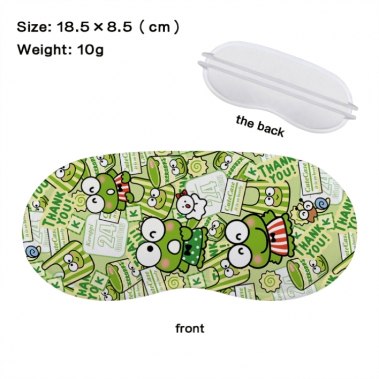 sanrio Anime full-color printed nap sleep blackout eye mask 18.5X8.5cm price for 5 pcs