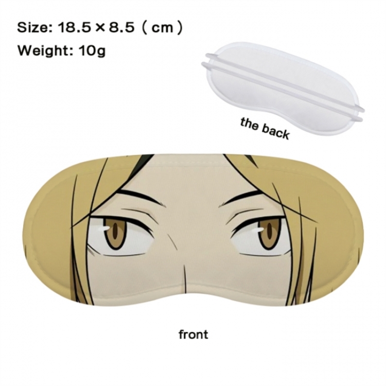 Haikyuu!! Anime full-color printed nap sleep blackout eye mask 18.5X8.5cm price for 5 pcs
