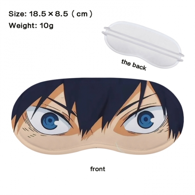 Haikyuu!! Anime full-color printed nap sleep blackout eye mask 18.5X8.5cm price for 5 pcs