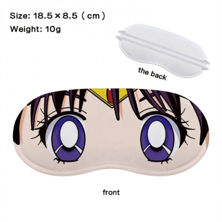 sailormoon Anime full-color printed nap sleep blackout eye mask 18.5X8.5cm price for 5 pcs