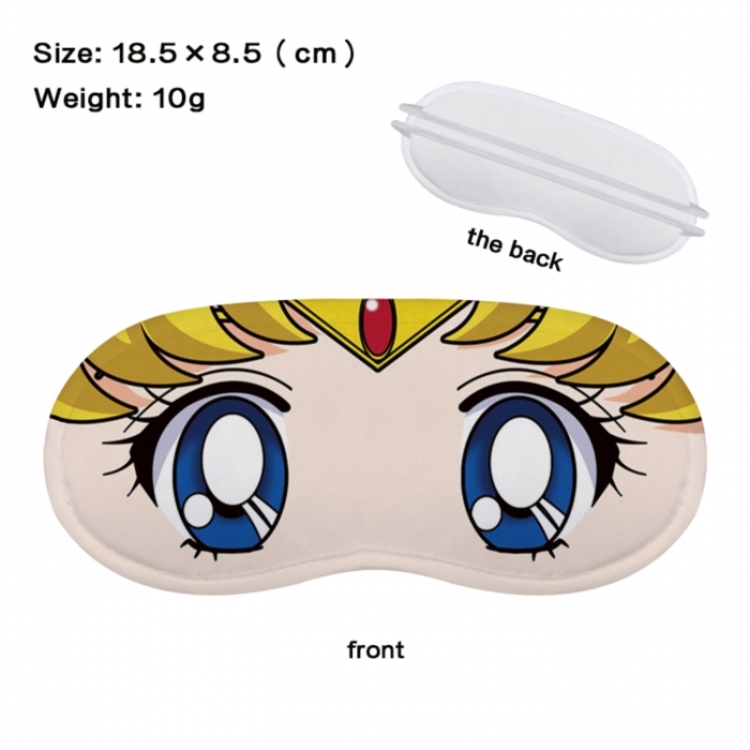  sailormoon Anime full-color printed nap sleep blackout eye mask 18.5X8.5cm price for 5 pcs