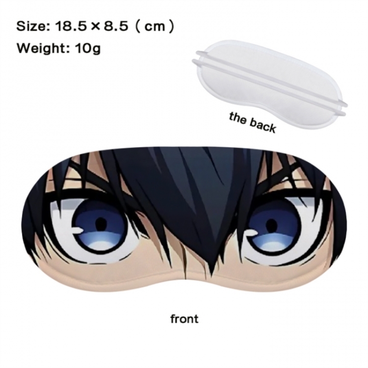 BLUE LOCK Anime full-color printed nap sleep blackout eye mask 18.5X8.5cm price for 5 pcs