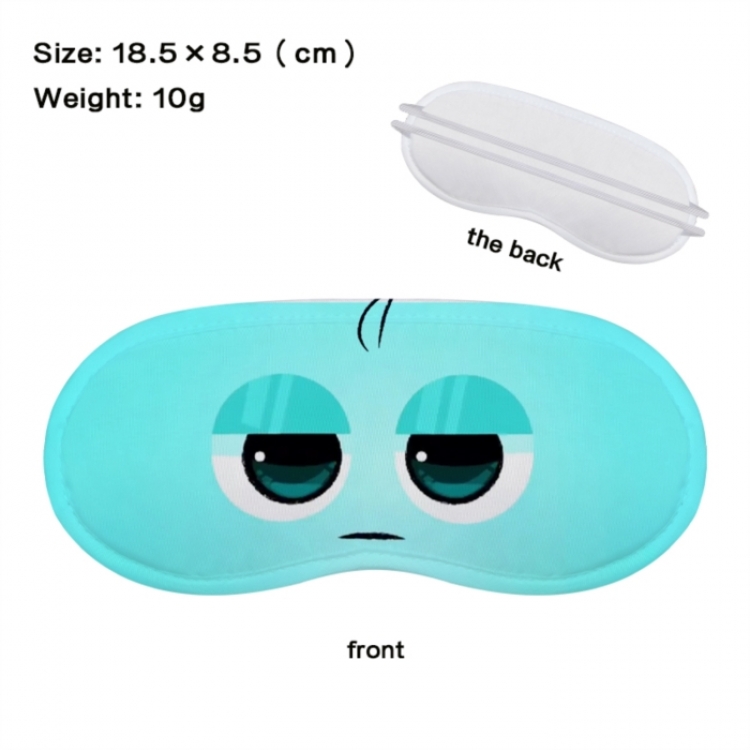 Sprunki Anime full-color printed nap sleep blackout eye mask 18.5X8.5cm price for 5 pcs
