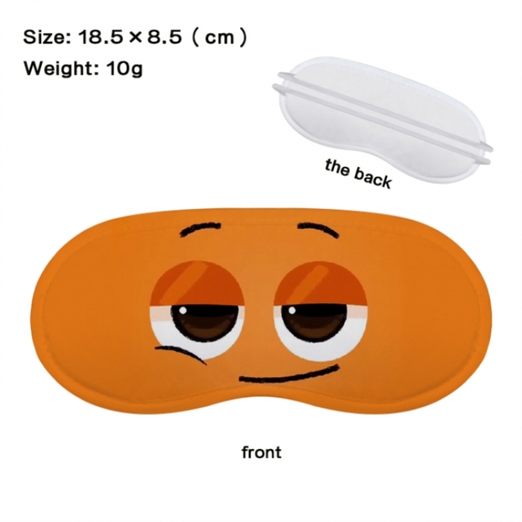 Sprunki Anime full-color printed nap sleep blackout eye mask 18.5X8.5cm price for 5 pcs
