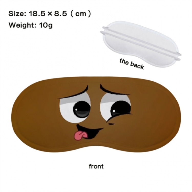 Sprunki Anime full-color printed nap sleep blackout eye mask 18.5X8.5cm price for 5 pcs