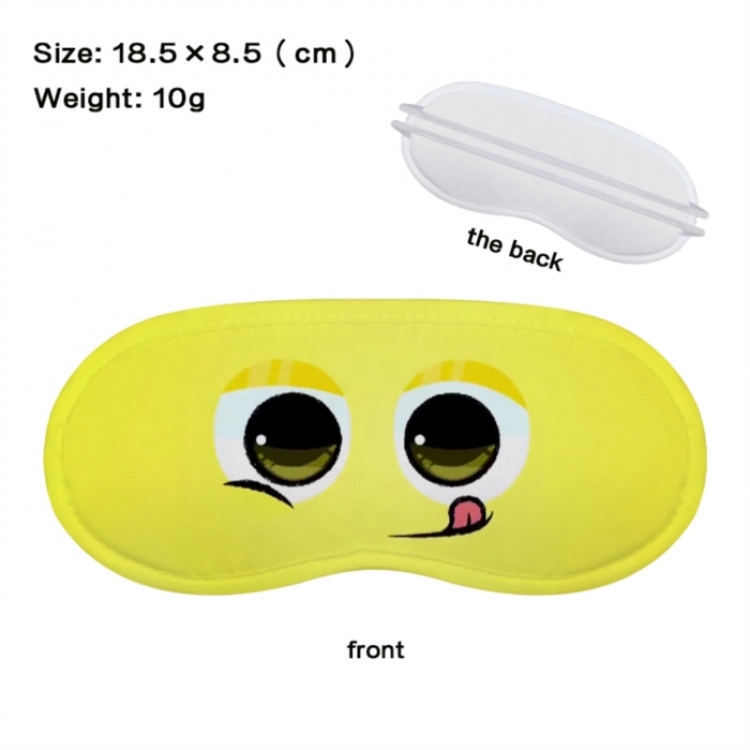 Sprunki Anime full-color printed nap sleep blackout eye mask 18.5X8.5cm price for 5 pcs
