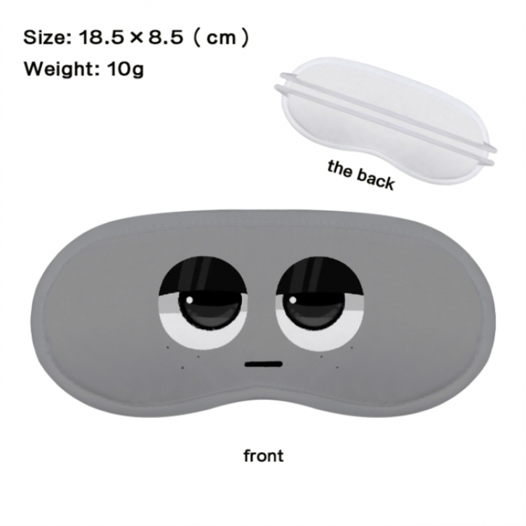 Sprunki Anime full-color printed nap sleep blackout eye mask 18.5X8.5cm price for 5 pcs
