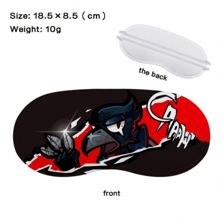 Brawl Stars Anime full-color printed nap sleep blackout eye mask 18.5X8.5cm price for 5 pcs