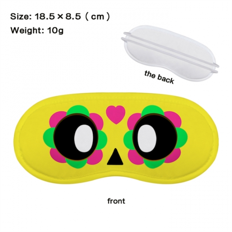 Brawl Stars Anime full-color printed nap sleep blackout eye mask 18.5X8.5cm price for 5 pcs