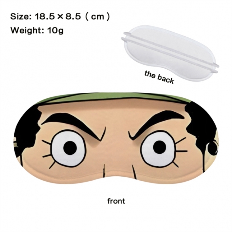 One Piece Anime full-color printed nap sleep blackout eye mask 18.5X8.5cm price for 5 pcs
