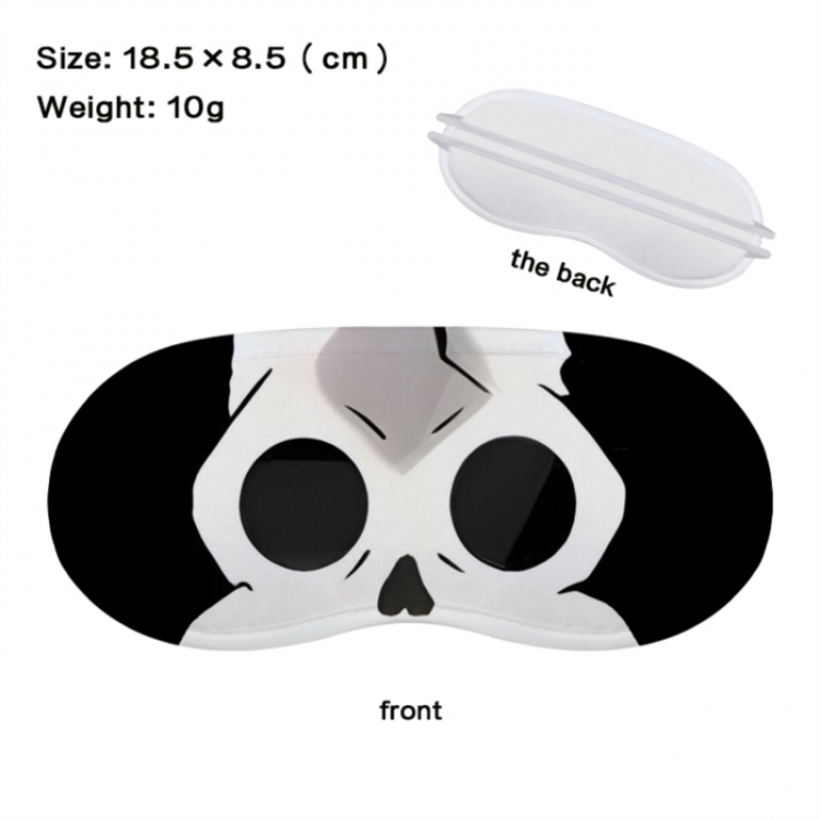 One Piece Anime full-color printed nap sleep blackout eye mask 18.5X8.5cm price for 5 pcs