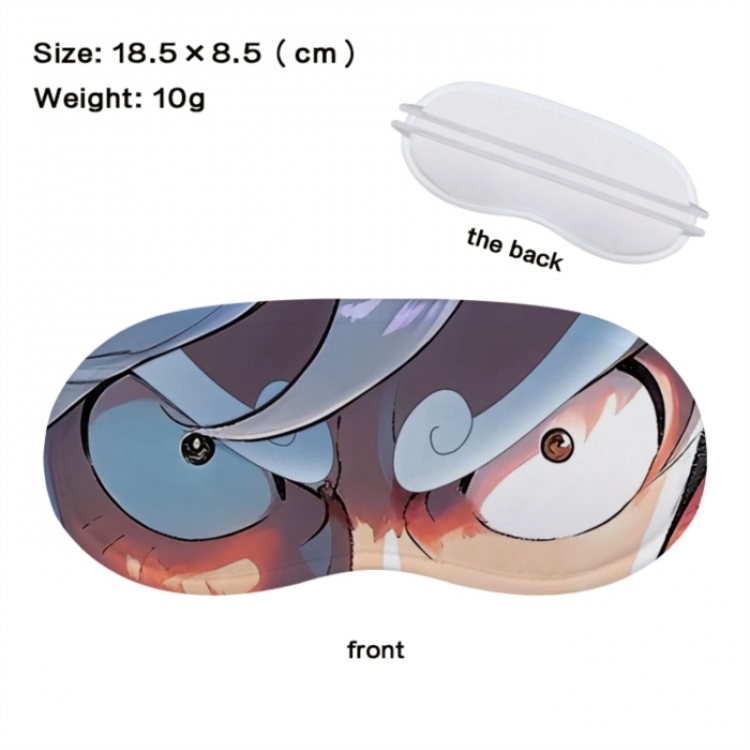 One Piece Anime full-color printed nap sleep blackout eye mask 18.5X8.5cm price for 5 pcs