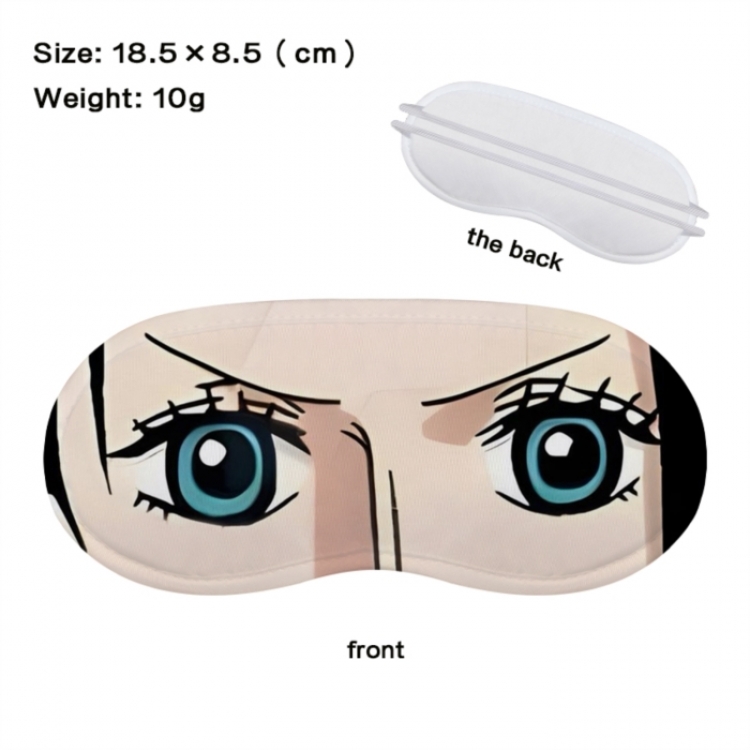 One Piece Anime full-color printed nap sleep blackout eye mask 18.5X8.5cm price for 5 pcs