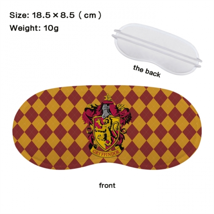 Harry Potter Anime full-color printed nap sleep blackout eye mask 18.5X8.5cm price for 5 pcs