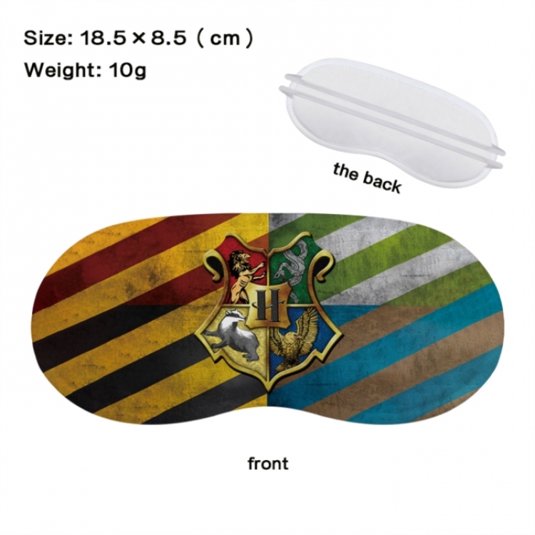 Harry Potter Anime full-color printed nap sleep blackout eye mask 18.5X8.5cm price for 5 pcs
