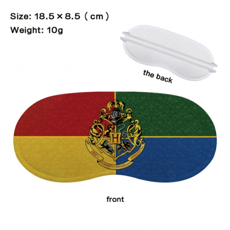 Harry Potter Anime full-color printed nap sleep blackout eye mask 18.5X8.5cm price for 5 pcs
