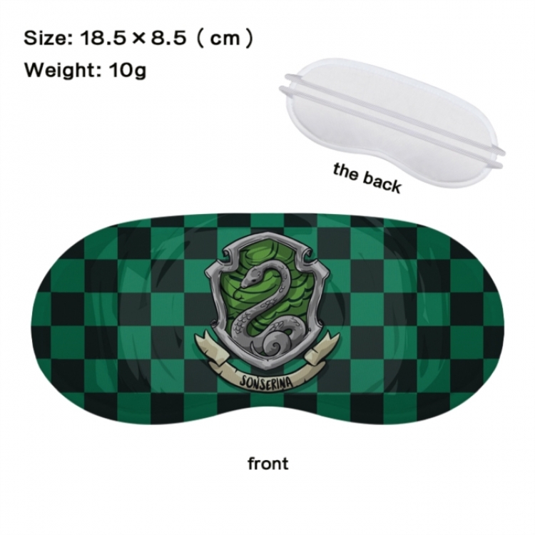 Harry Potter Anime full-color printed nap sleep blackout eye mask 18.5X8.5cm price for 5 pcs