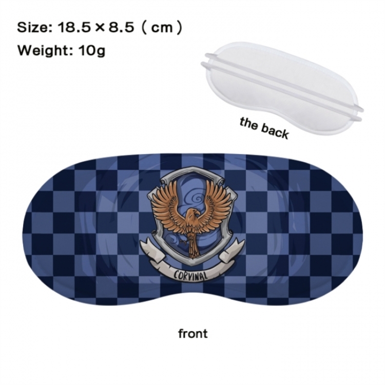 Harry Potter Anime full-color printed nap sleep blackout eye mask 18.5X8.5cm price for 5 pcs