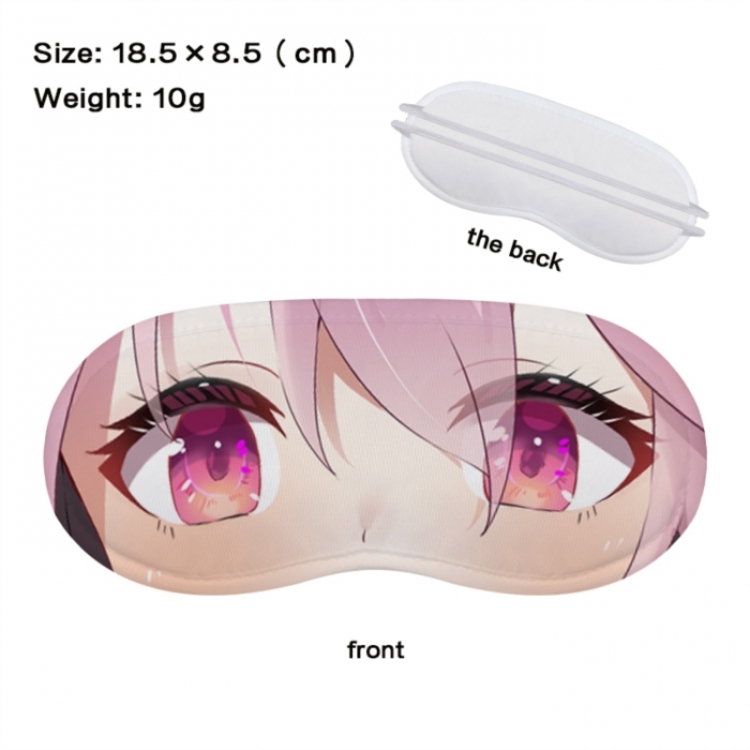  Hatsune Miku Anime full-color printed nap sleep blackout eye mask 18.5X8.5cm price for 5 pcs