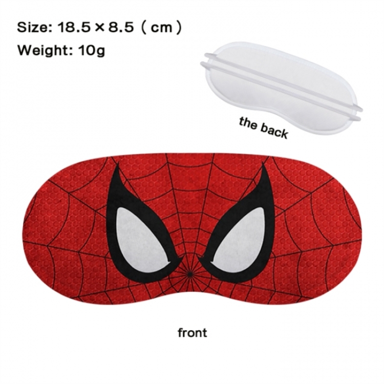 Superhero Anime full-color printed nap sleep blackout eye mask 18.5X8.5cm price for 5 pcs