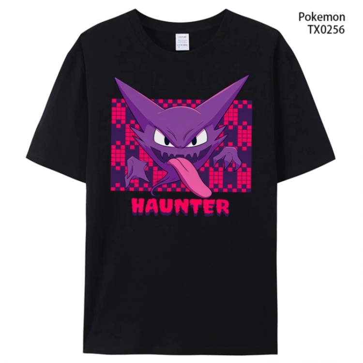 Pokemon Anime peripheral printed pure cotton T-shirt from S to 4XL