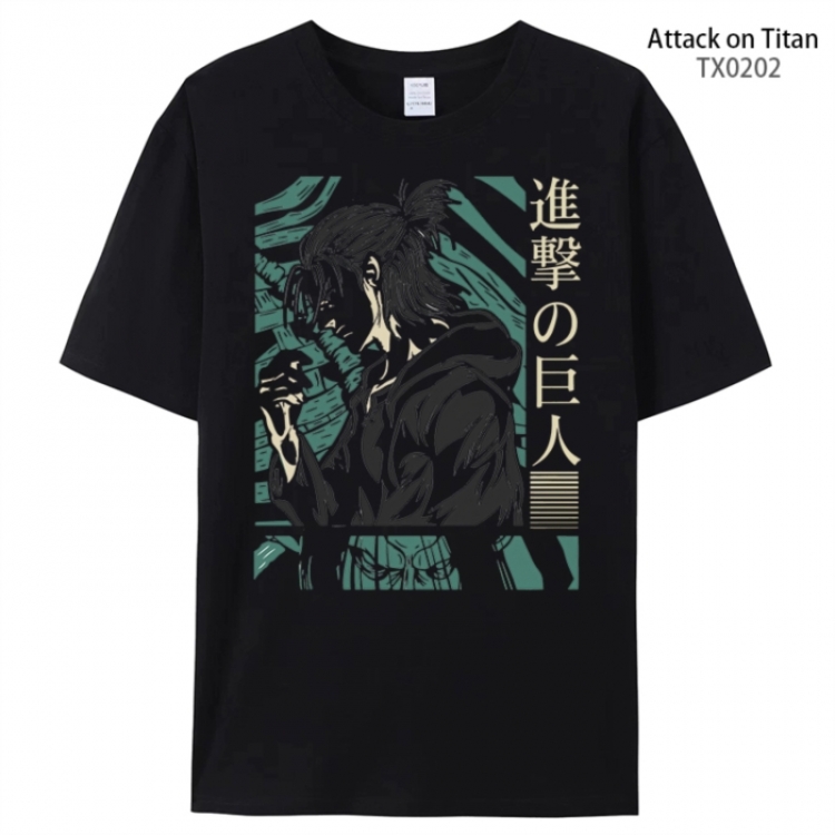 Demon Slayer Kimets Anime peripheral printed pure cotton T-shirt from S to 4XL