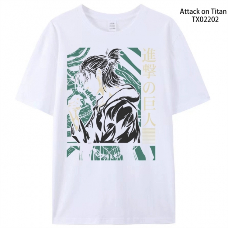 Demon Slayer Kimets Anime peripheral printed pure cotton T-shirt from S to 4XL