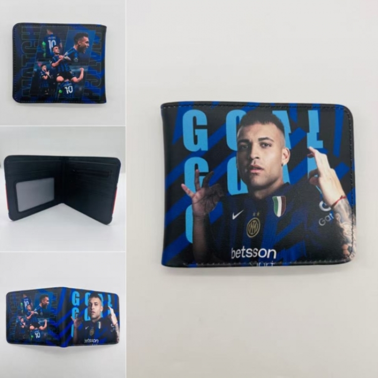 Sports stars Full color Two fold short card case wallet 11X9.5CM  