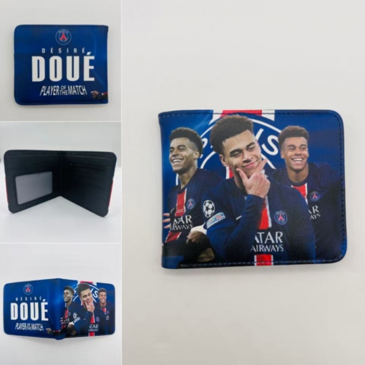 Sports stars Full color Two fold short card case wallet 11X9.5CM  