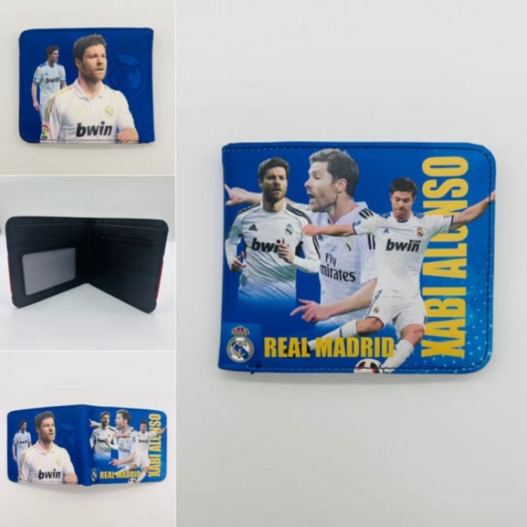 Sports stars Full color Two fold short card case wallet 11X9.5CM  