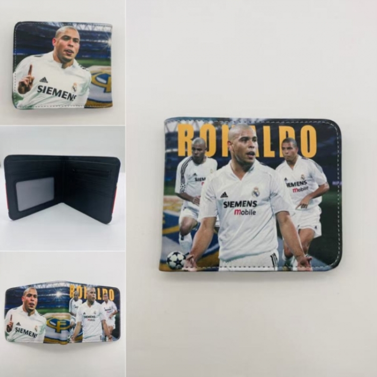 Sports stars Full color Two fold short card case wallet 11X9.5CM  