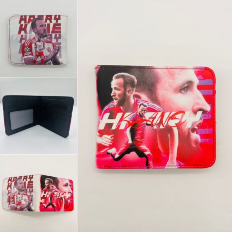 Sports stars Full color Two fold short card case wallet 11X9.5CM  